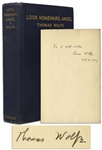 Thomas Wolfe Signed First Printing, First Edition of Look Homeward, Angel -- Signed in 1929, the Year of Publication